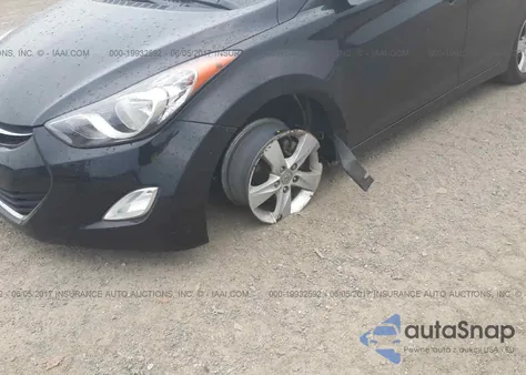 2012 Hyundai Elantra Gls/Limited from USA, damaged, VIN KMHDH4AE5CU361860